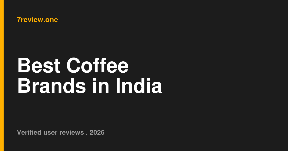 Best Coffee Brands in India (2026)