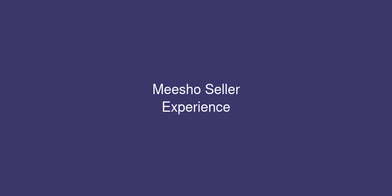 I Tried Selling on Meesho for 6 Months — Heres What Happened
