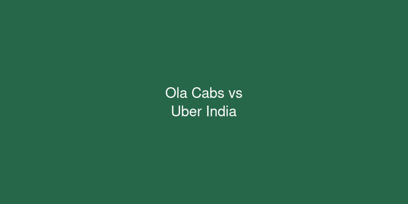 Ola vs Uber in 2026: The Indian Ride-Hailing War Nobody Is Winning