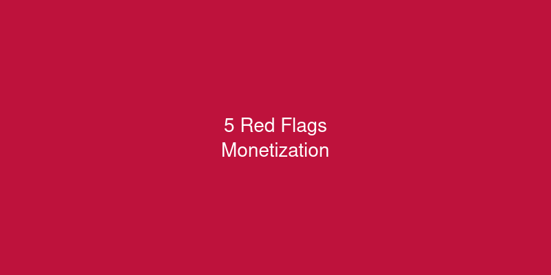 5 Red Flags to Watch For in Console Monetization Platforms
