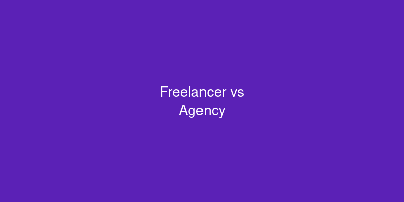 I Got Burned by a Freelancer, Then Tried an Agency — Heres What Happened